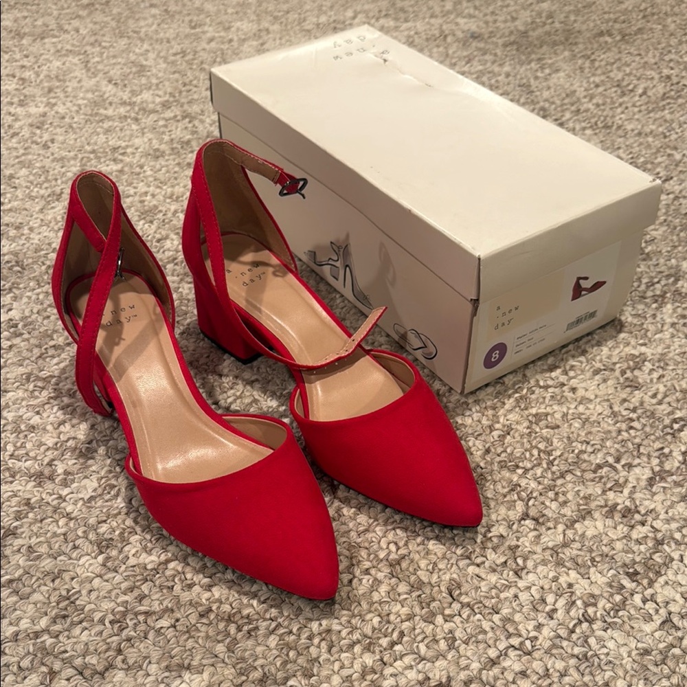 Elegant Red Women's Shoes